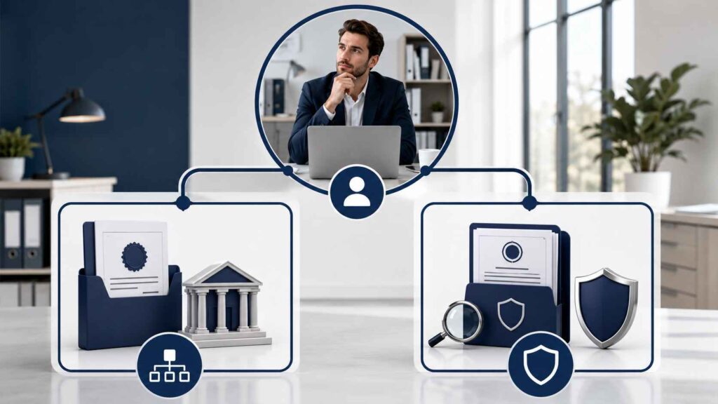 LLC or trademark first decision flow for new business owners